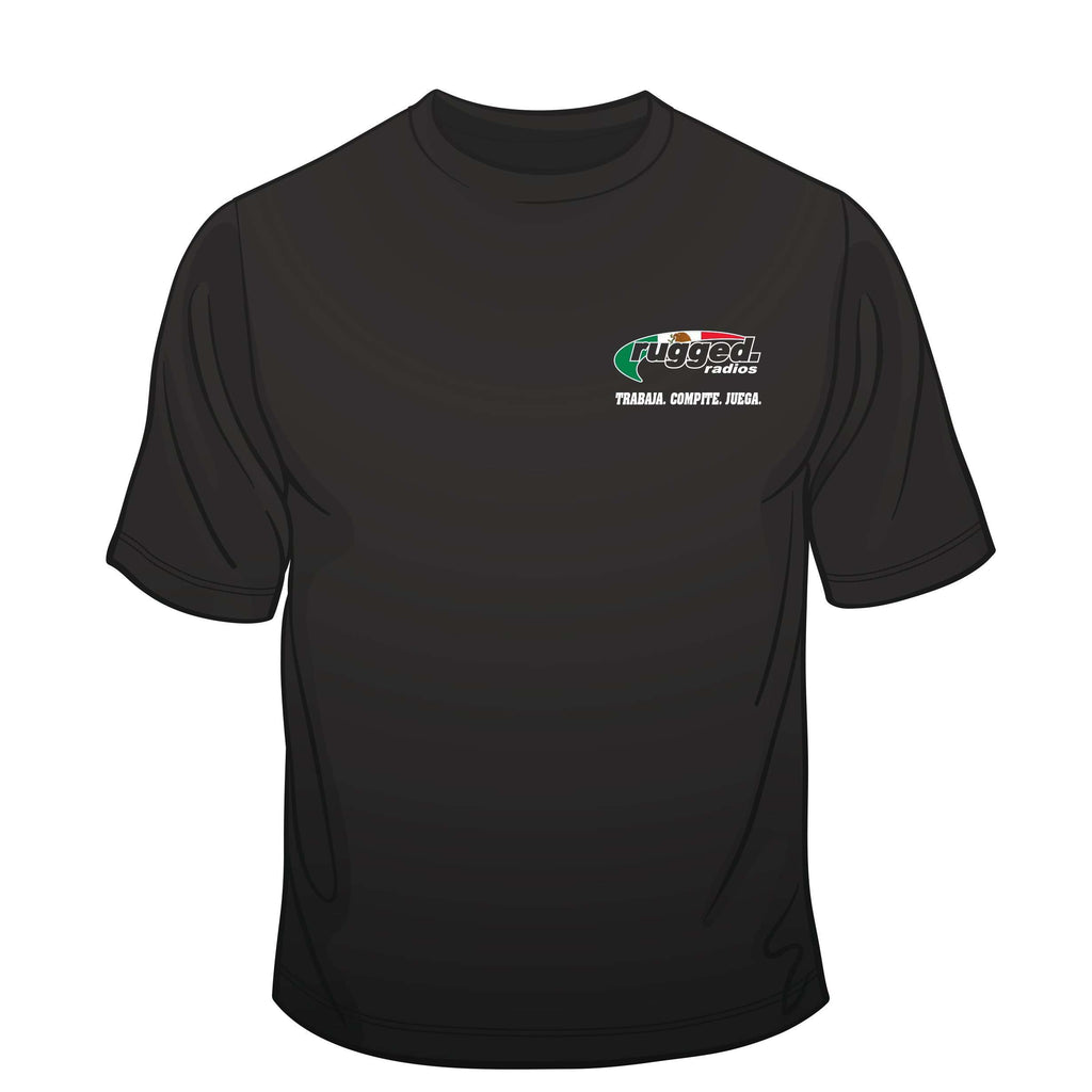 Rugged Radios MEXICAN FLAG T-Shirt - Black - XXXL