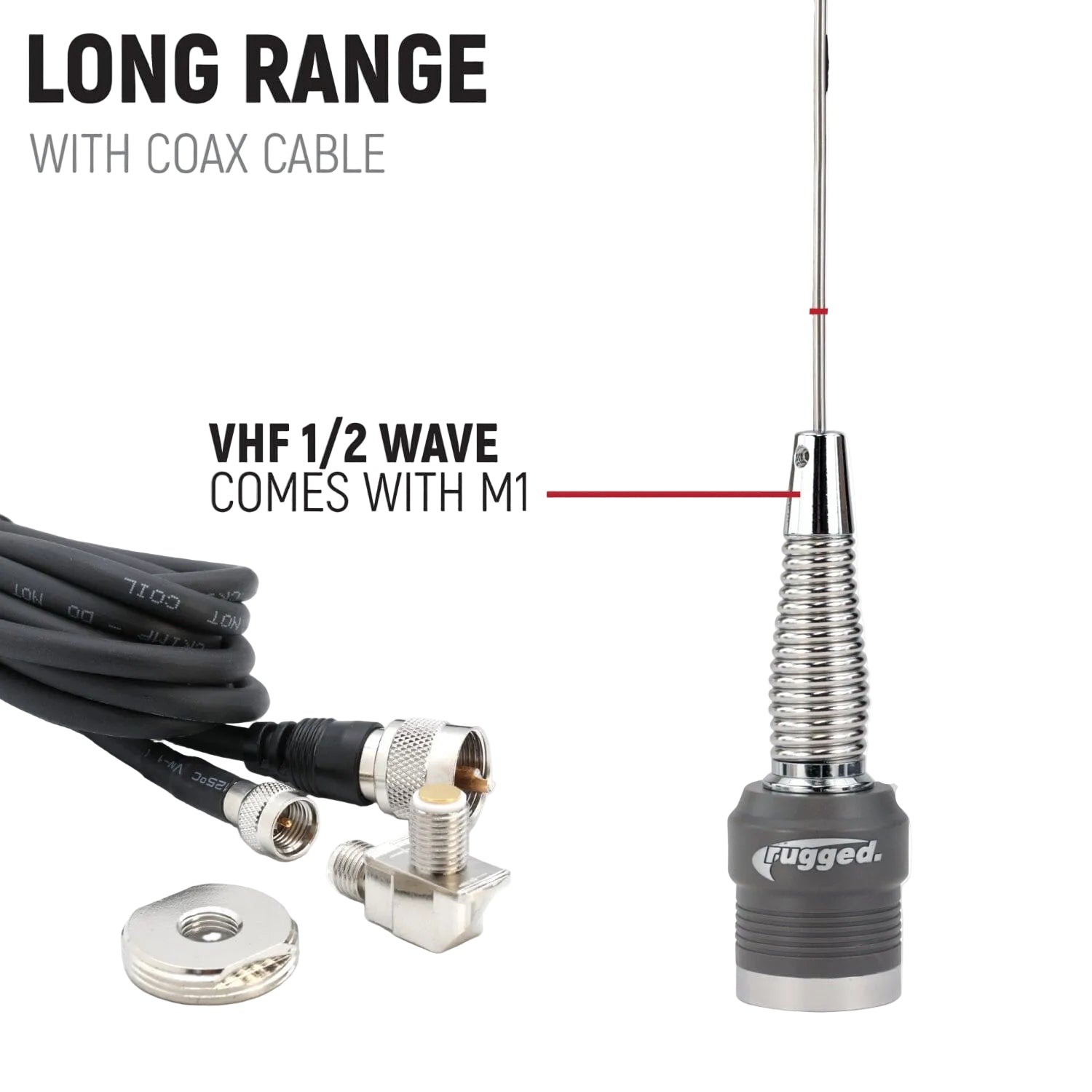 STX STEREO Complete Master Communication Kit with Intercom and 2-Way Radio - M1 VHF Business Band