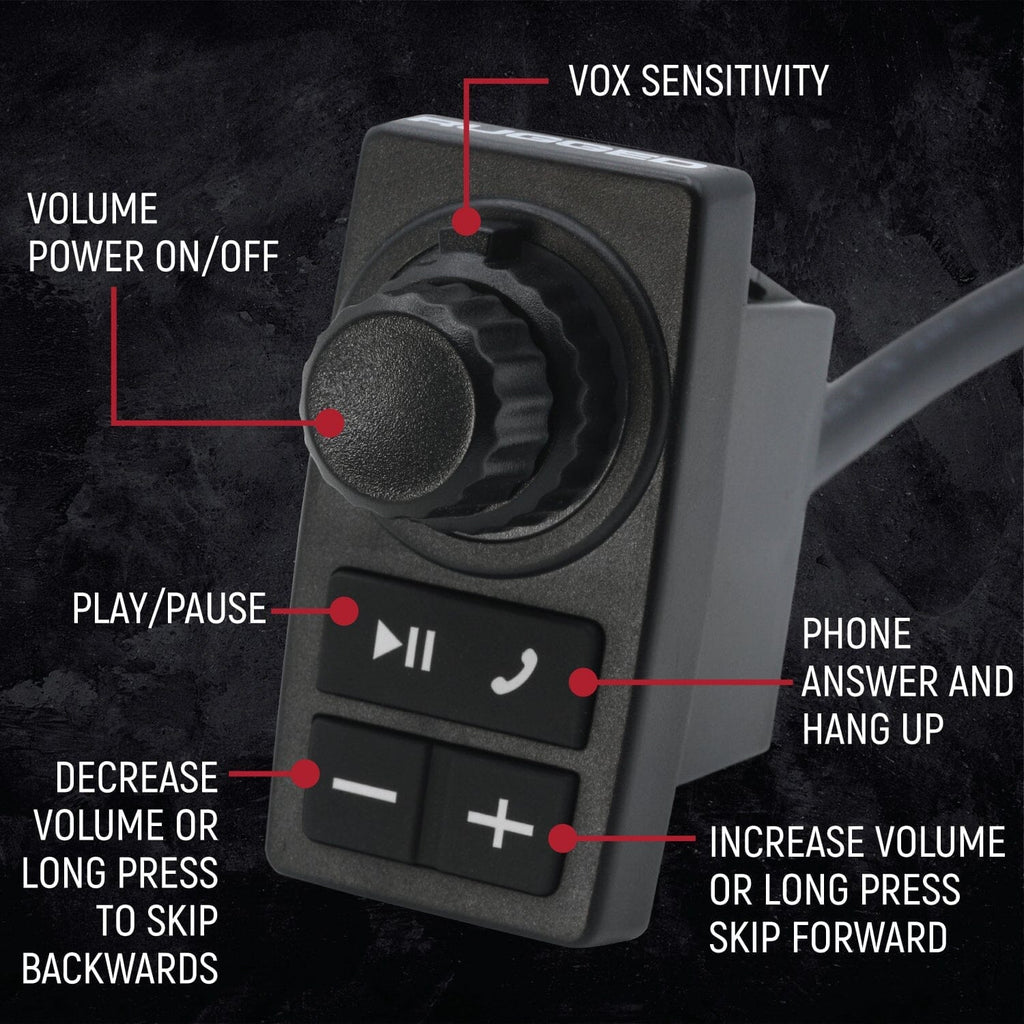 STX STEREO Remote Head Complete Master Communication Kit with Intercom and 2-Way Radio - G1 GMRS