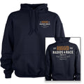 Rugged Radios VINTAGE RACE Pullover Hoodie - Navy Blue - XXXL